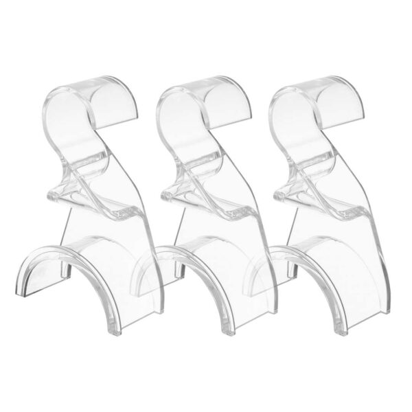 Acrylic Purse Hanger for Closet Clear Strong Handbag Hook Wardrobe Storage Display Rack Holder Organizer 1 Pack Wiosi