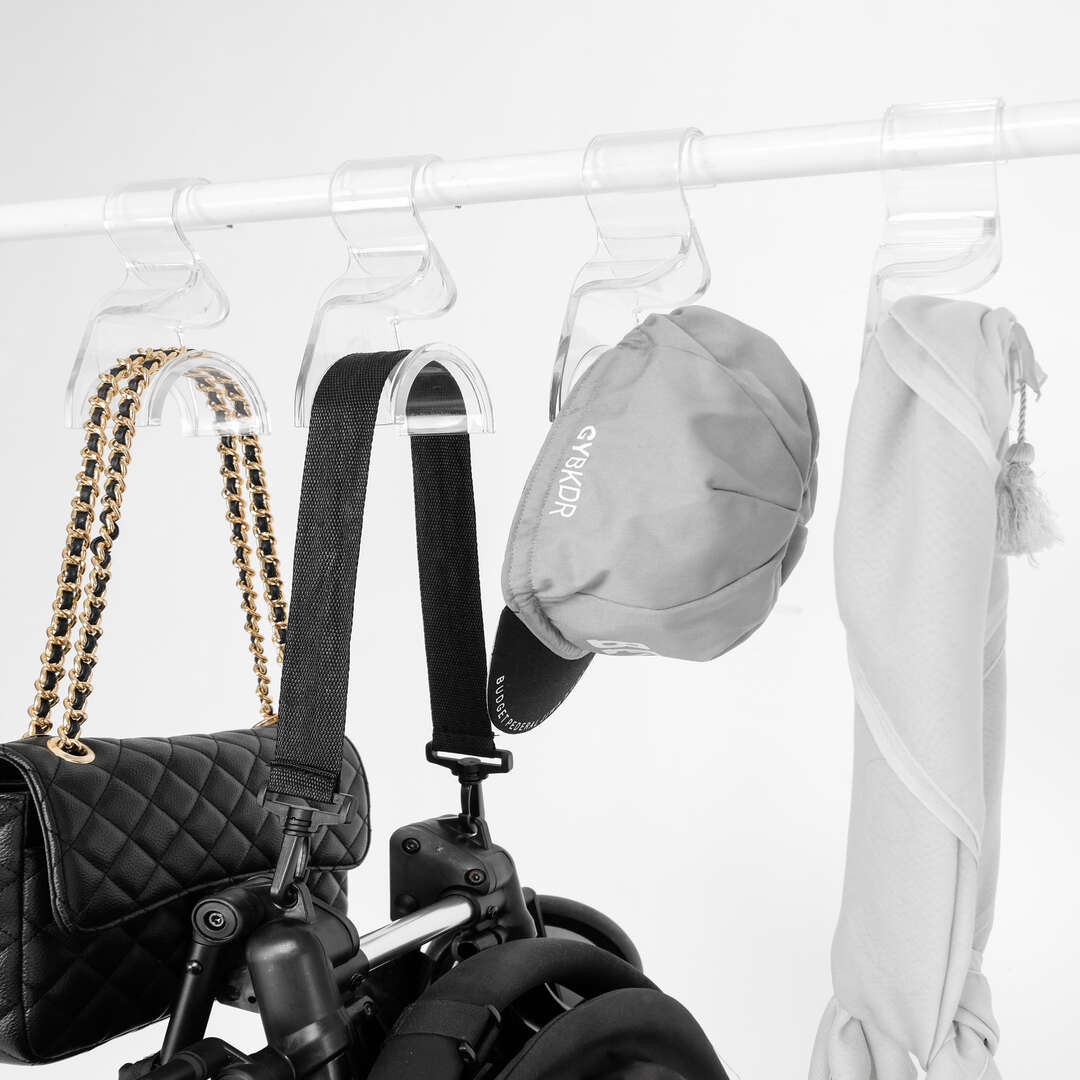 Bag Hanger 4 Pcs,Purse Hanger for Closet, Acrylic Purse Handbag  Organizer,Protecting Bag Shape & Organizing Space(Black) 